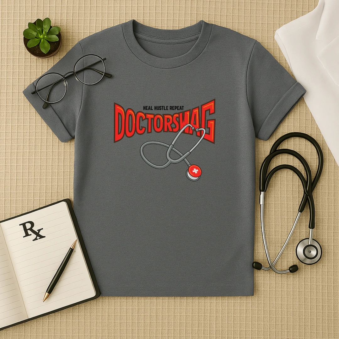 Doctor Swag: Heal Hustle Repeat Regular Fit T-Shirt