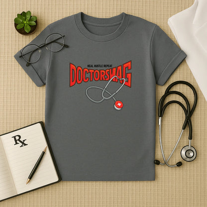 Doctor Swag: Heal Hustle Repeat Regular Fit T-Shirt