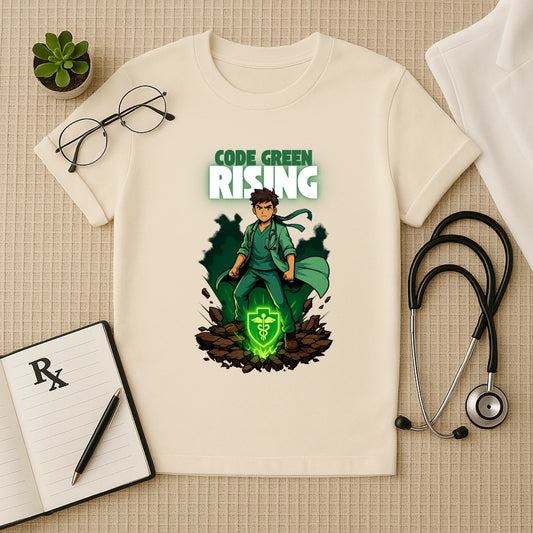 Code Green Rising – Anime Style Doctor T-shirt