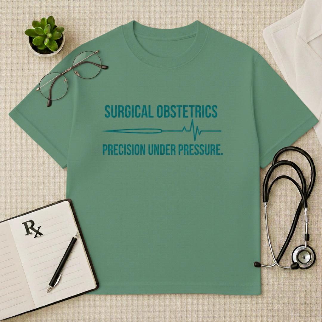 Surgical Obstetrics T-shirt: Precision Under Pressure
