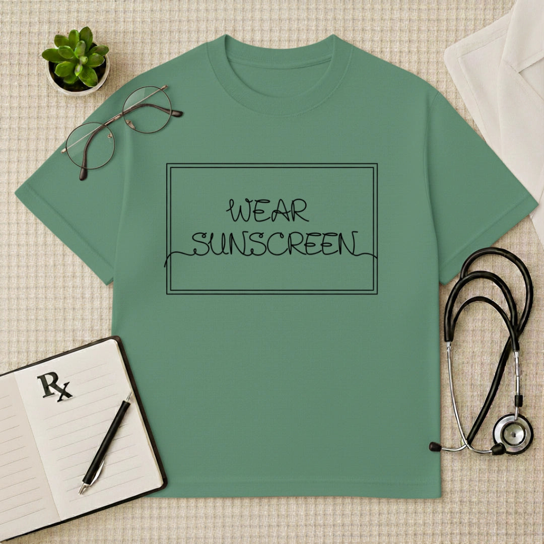 Wear Sunscreen Oversized T-Shirt
