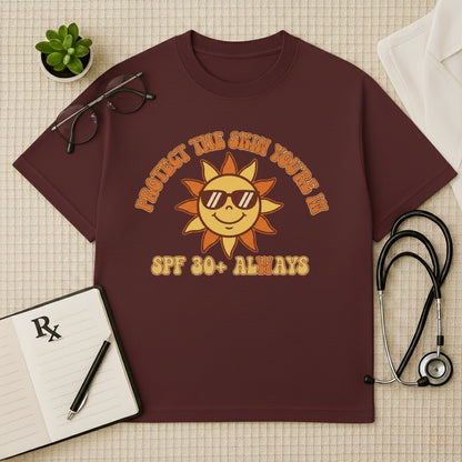 Retro Sun Protect Oversized T-Shirt