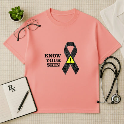 Know Your Skin Awareness Oversized Tee