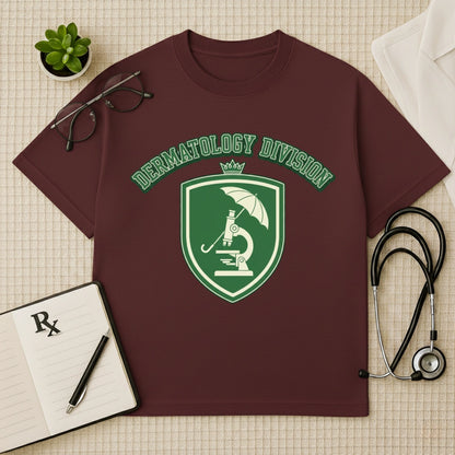 Dermatology Division Shield Oversized T-Shirt