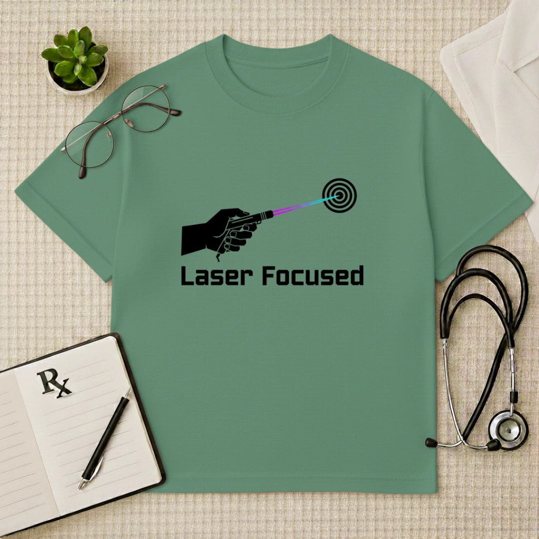 Laser Focused Dermatologist Oversized T-Shirt