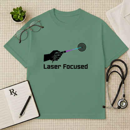 Laser Focused Dermatologist Oversized T-Shirt