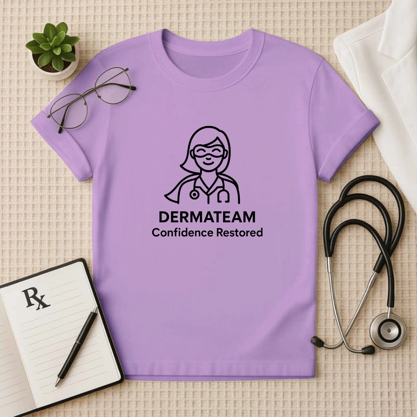 Derma Team Confidence Restored T-Shirt | Unisex Dermatologist Tee
