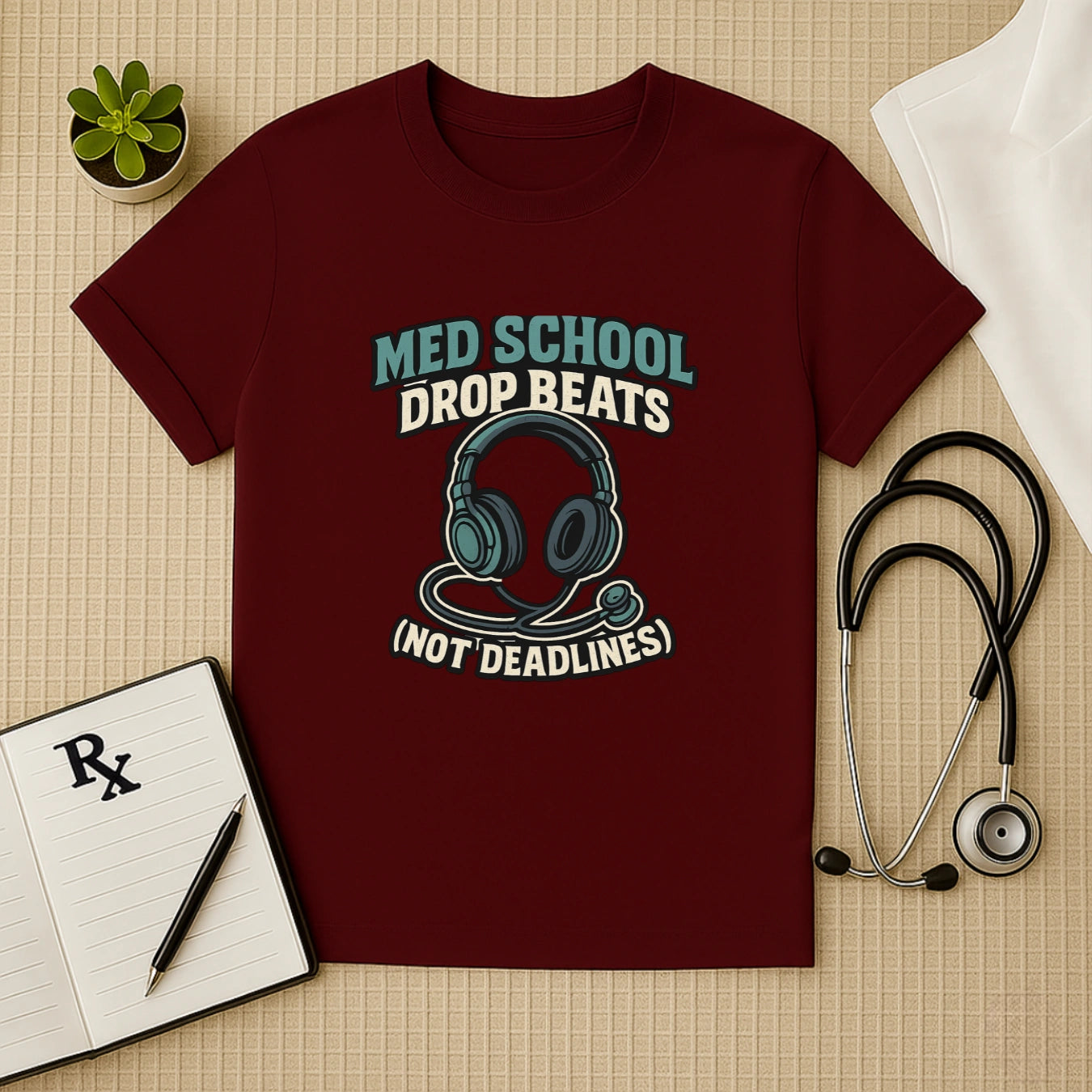 Med School Drop Beats (Not Deadlines) T-Shirt