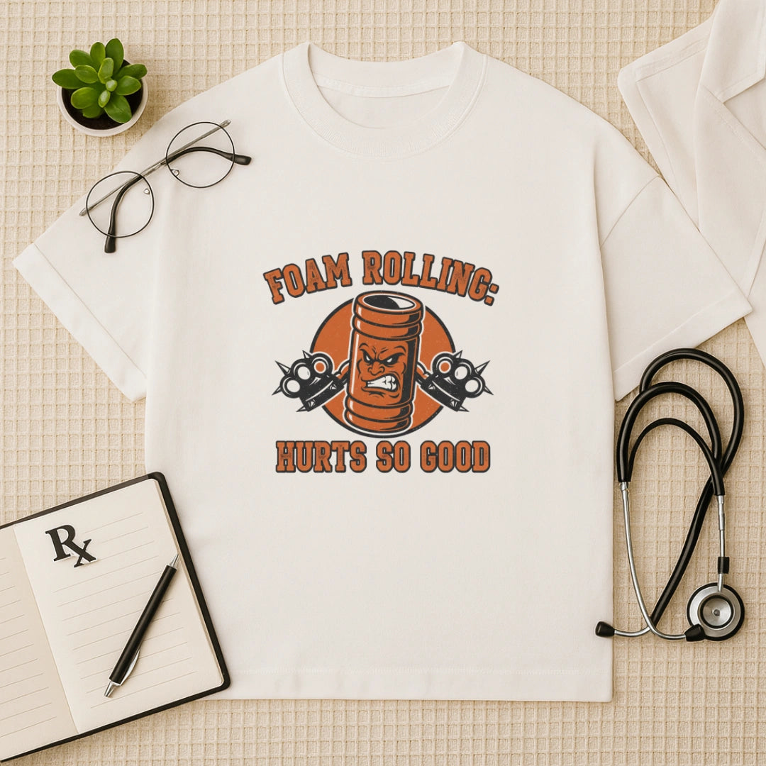 Foam Rolling Physiotherapy Oversized Tee