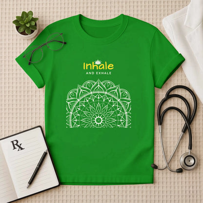 "Inhale & Exhale" Mandala T-Shirt