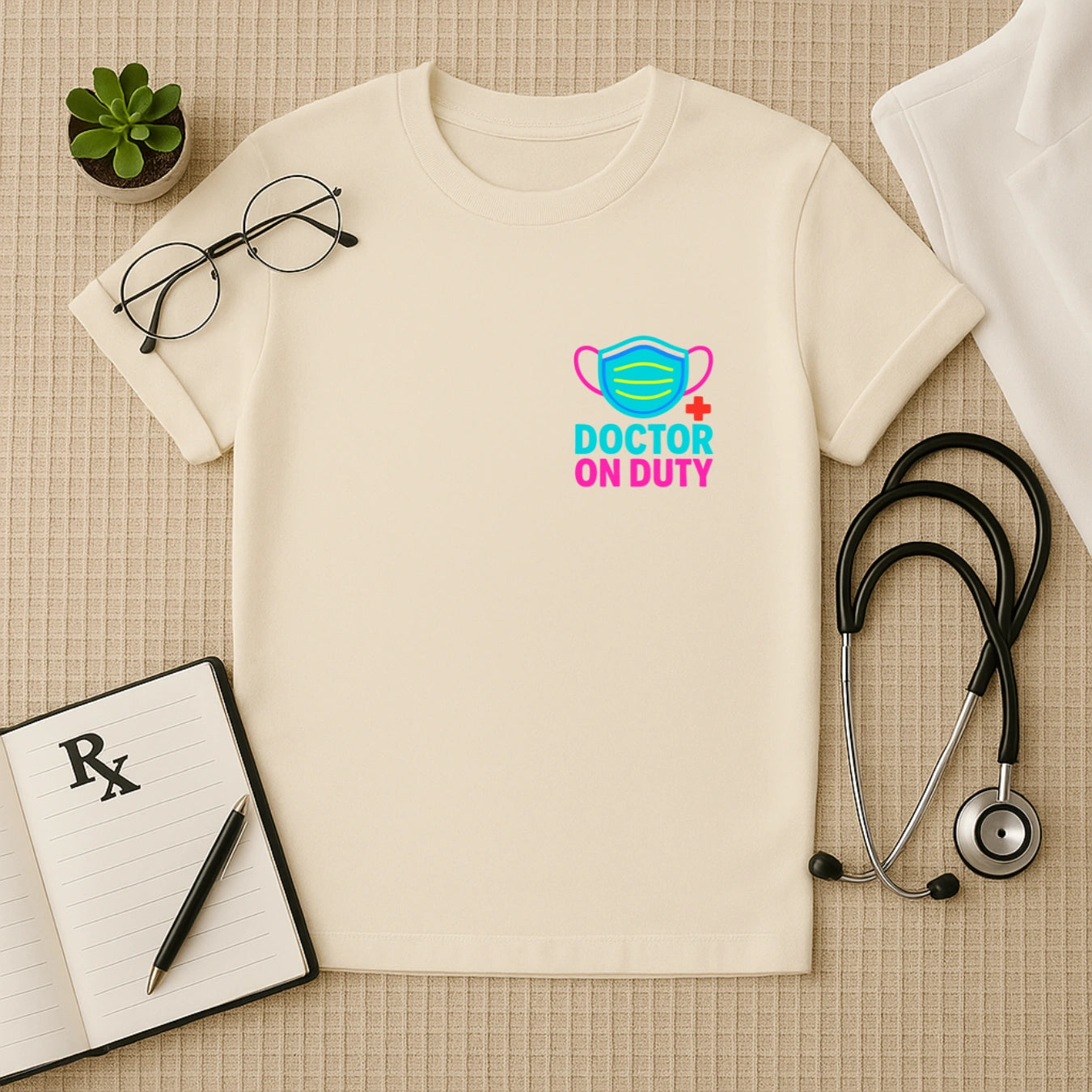 Doctor On Duty – Bold & Bright Unisex T-shirt for Healthcare Heroes
