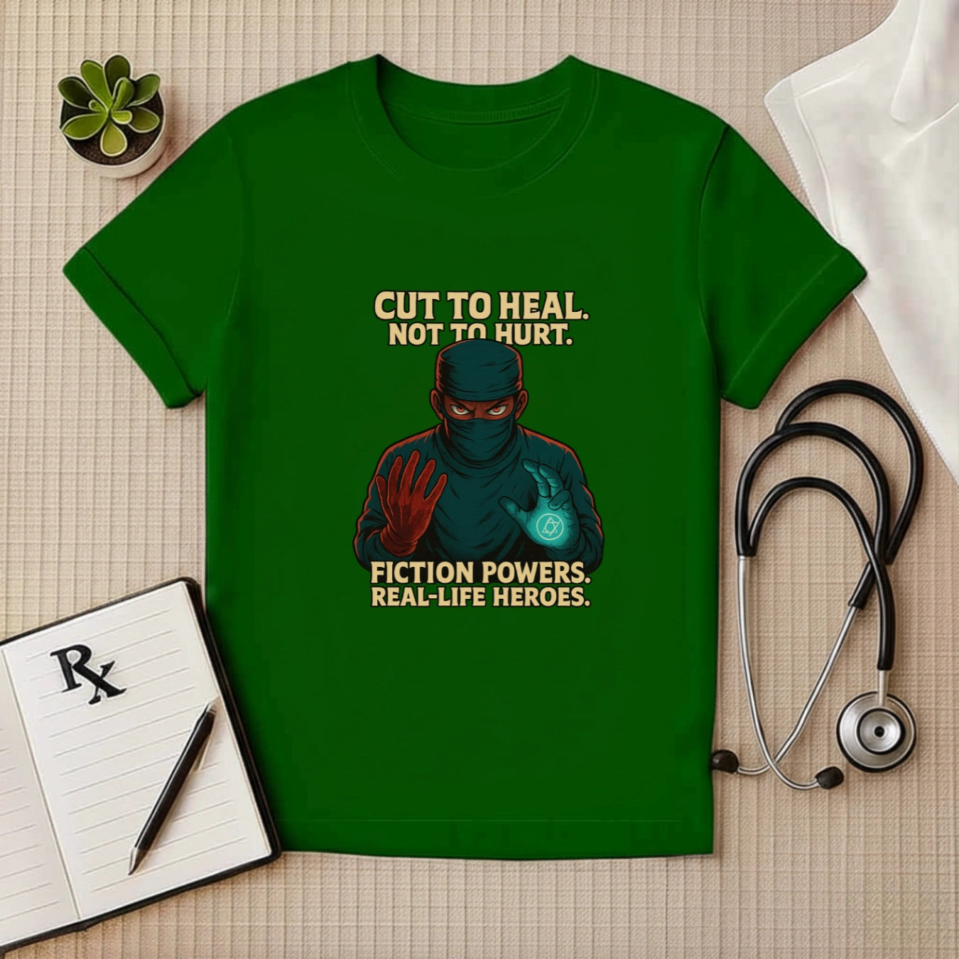 Cut to Heal Surgeon T-shirt – Anime Edition for Real-Life Heroes