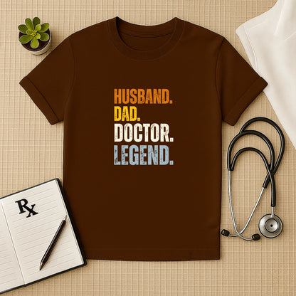 Husband Dad Doctor Legend – Men’s Doctor T-shirt