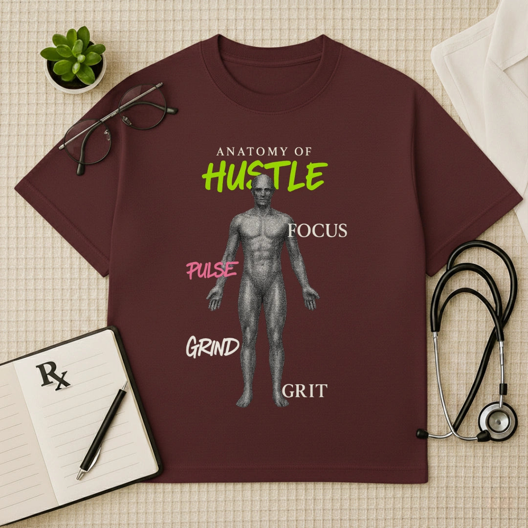Anatomy of Hustle Doctor Graphic Oversized T-Shirt