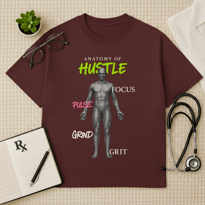 Anatomy of Hustle Doctor Graphic Oversized T-Shirt