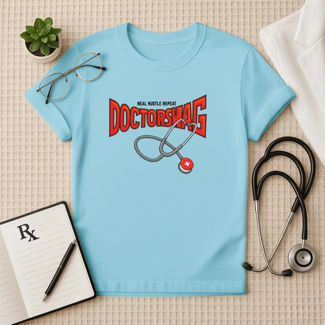Doctor Swag: Heal Hustle Repeat Regular Fit T-Shirt