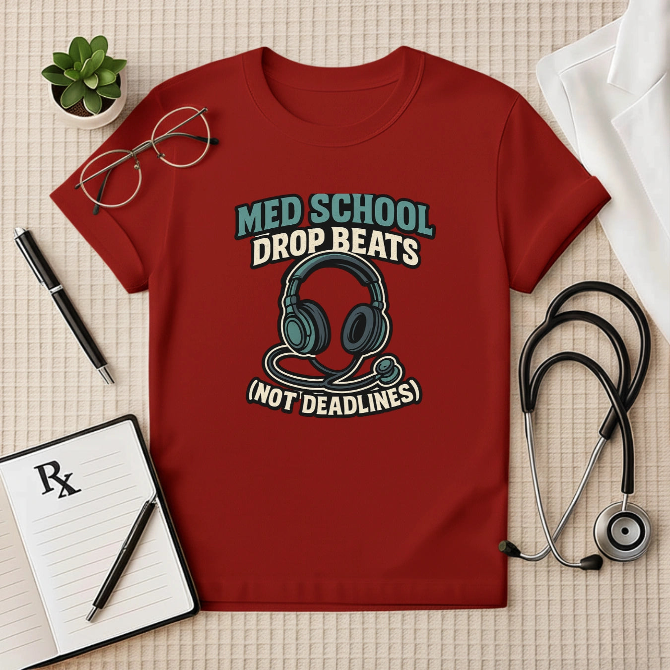 Med School Drop Beats (Not Deadlines) T-Shirt