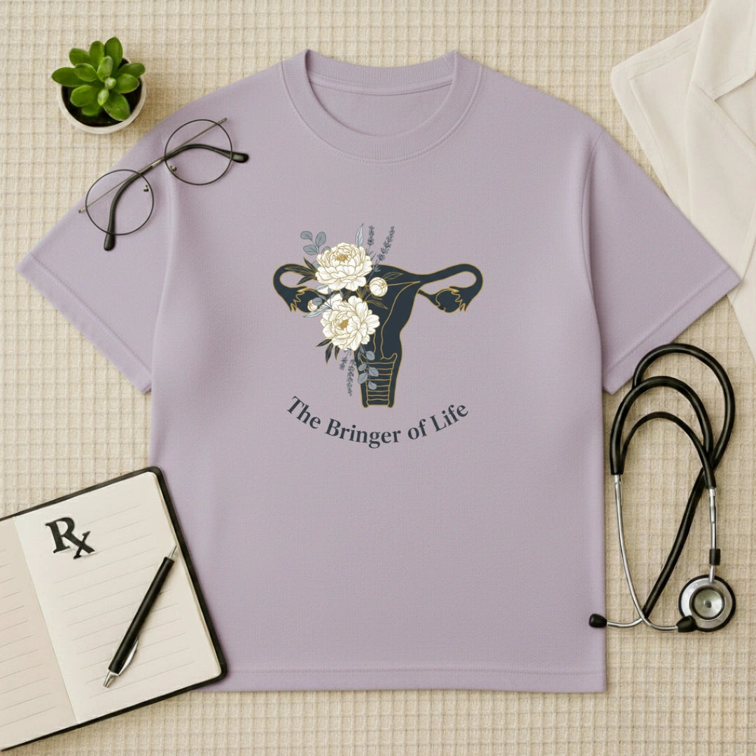 Floral Bringer of Life Oversized T-Shirt