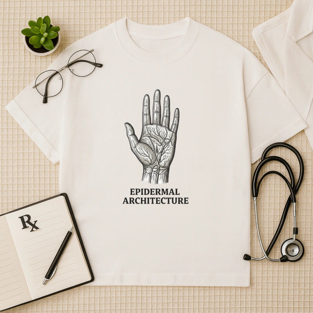 Epidermal Architecture Oversized T-Shirt
