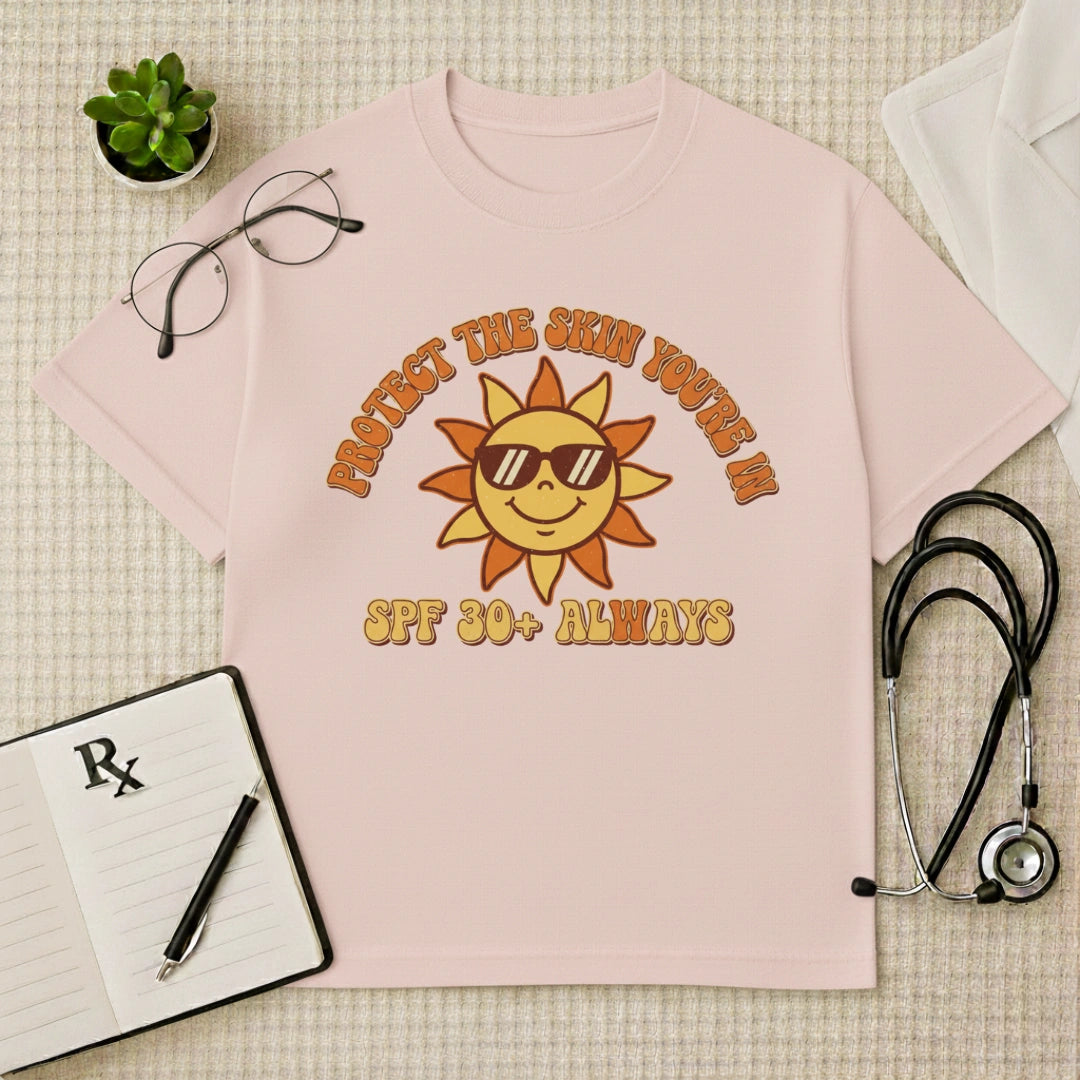 Retro Sun Protect Oversized T-Shirt