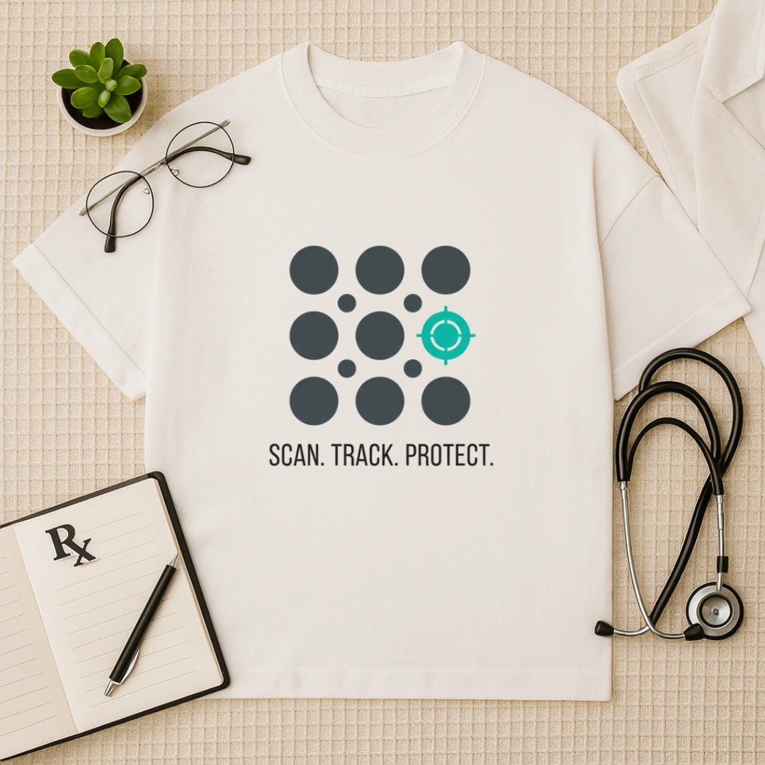 Dermatologist Skin Tracking Oversized Tee