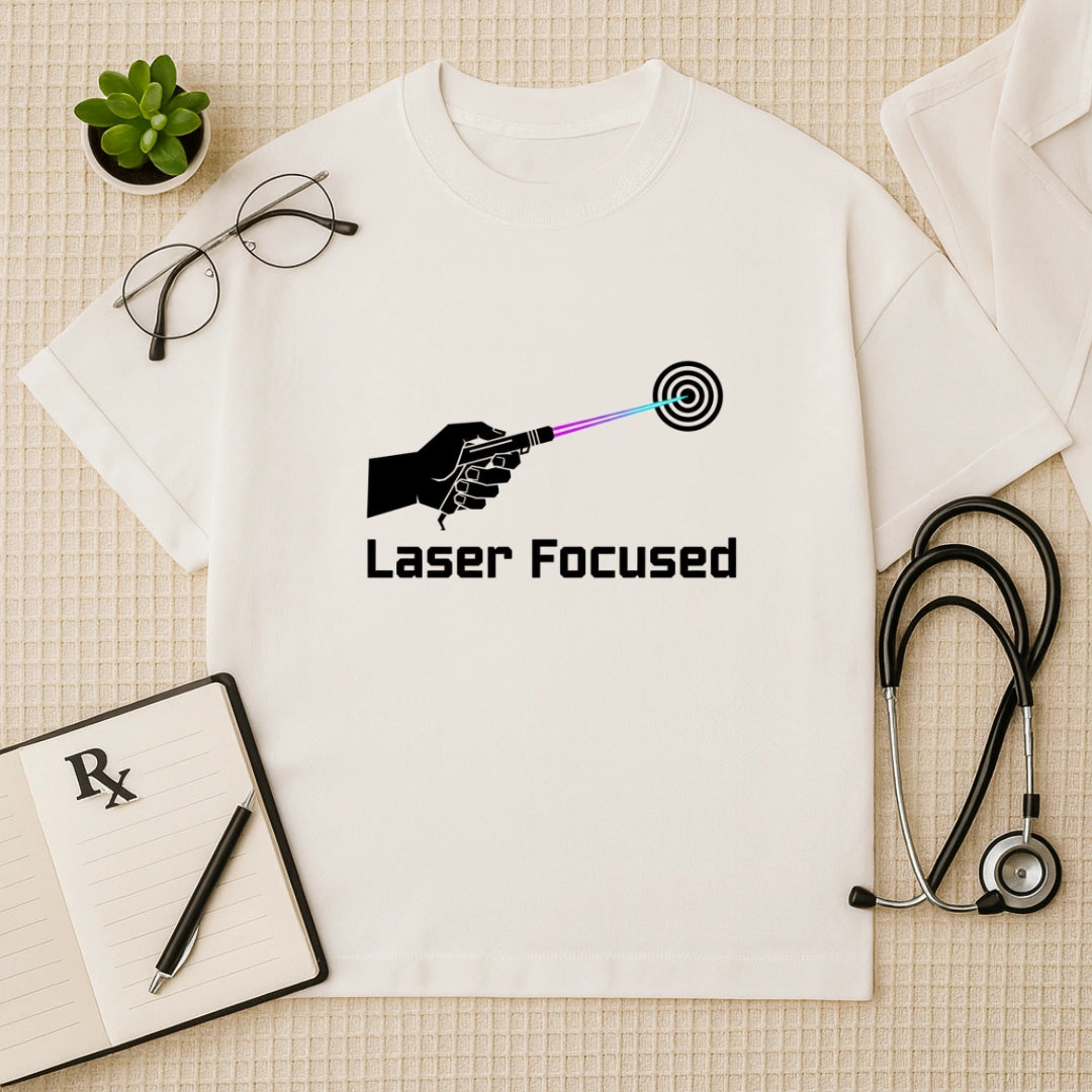 Laser Focused Dermatologist Oversized T-Shirt