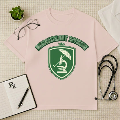 Dermatology Division Shield Oversized T-Shirt