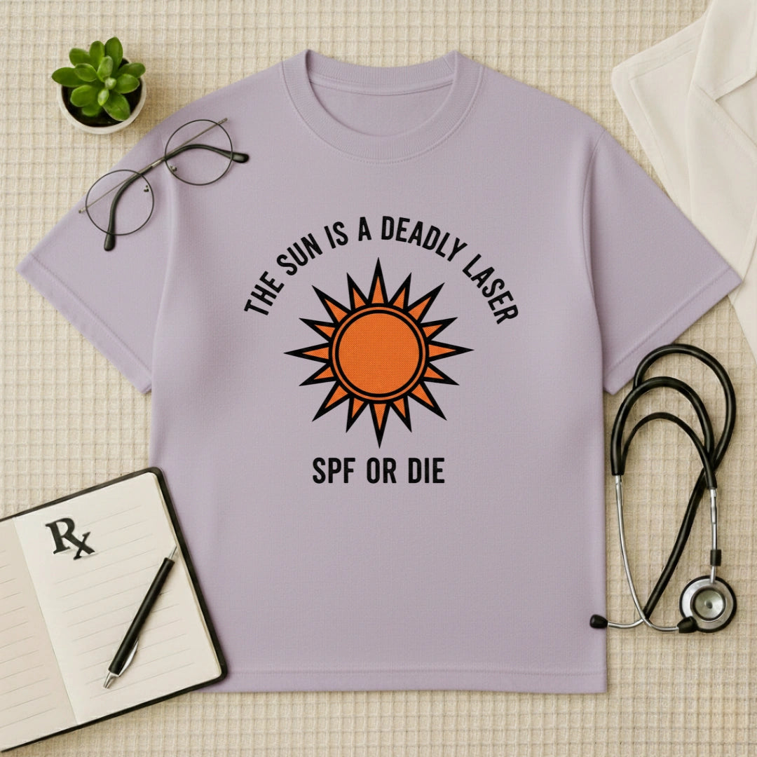 Sun Deadly Laser Oversized T-Shirt