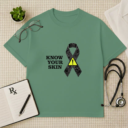 Know Your Skin Awareness Oversized Tee