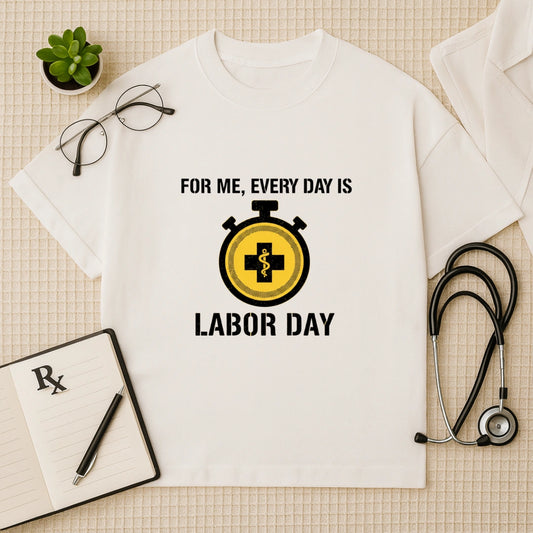 Every Day Is Labor Day Oversized Tshirt