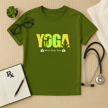 The "YOGA Mind, Body, Soul" T-Shirt