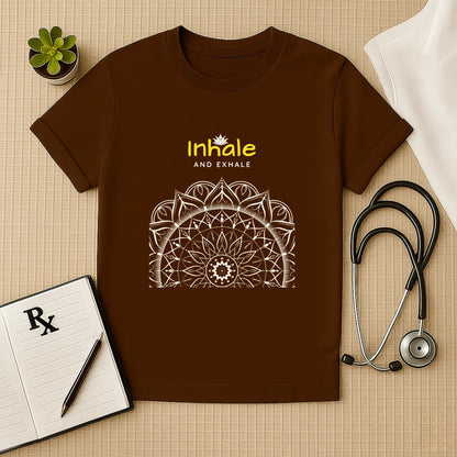 "Inhale & Exhale" Mandala T-Shirt