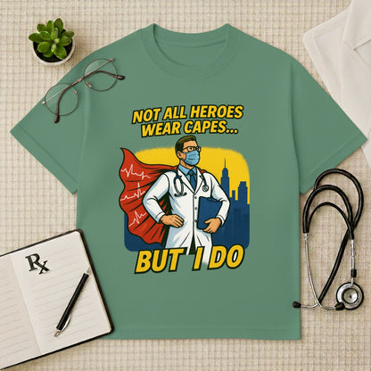 Doctor Superhero Cape Oversized T-Shirt