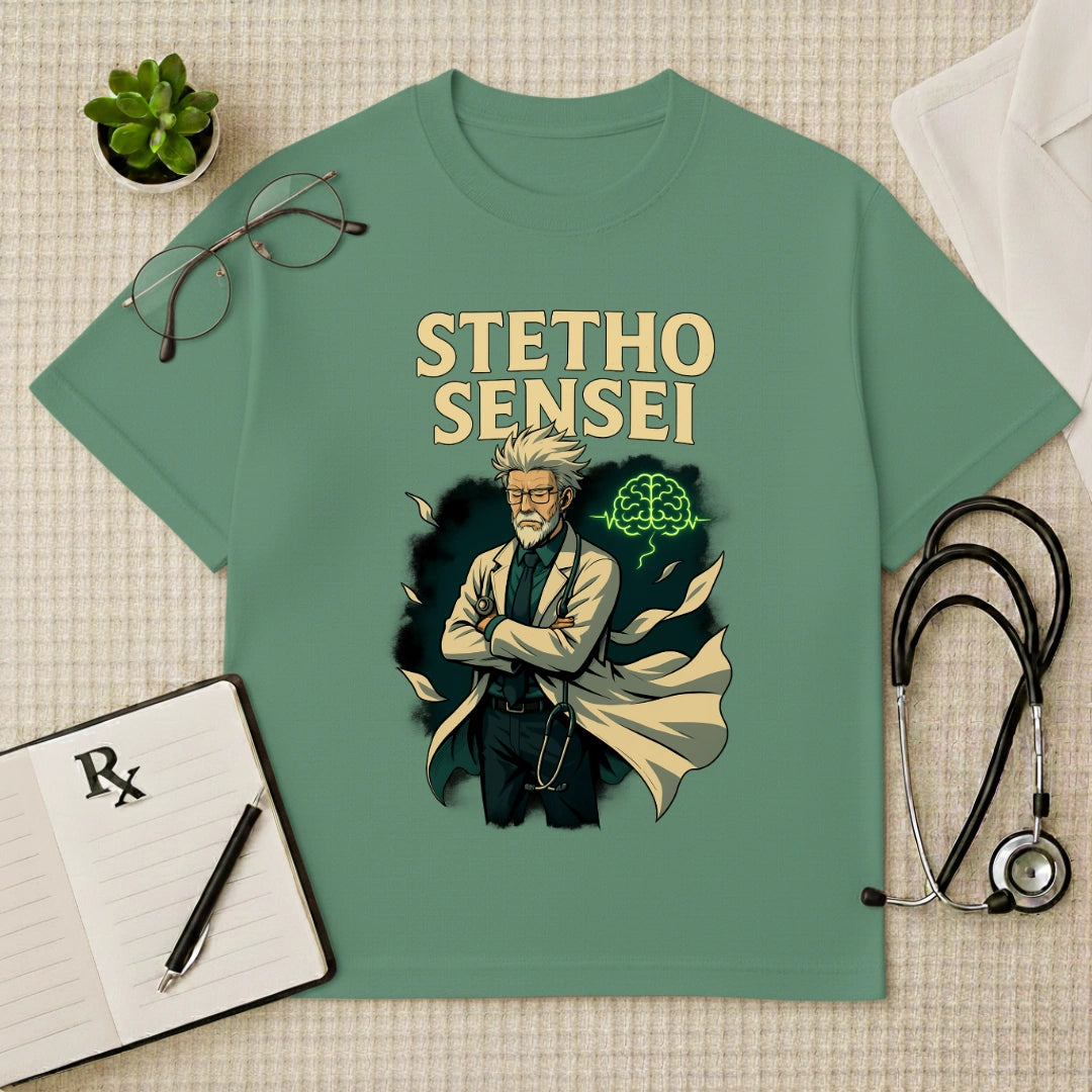 Stetho Sensei Doctor Graphic Oversized T-Shirt