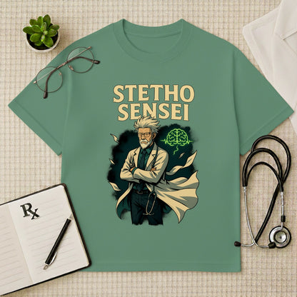 Stetho Sensei Doctor Graphic Oversized T-Shirt