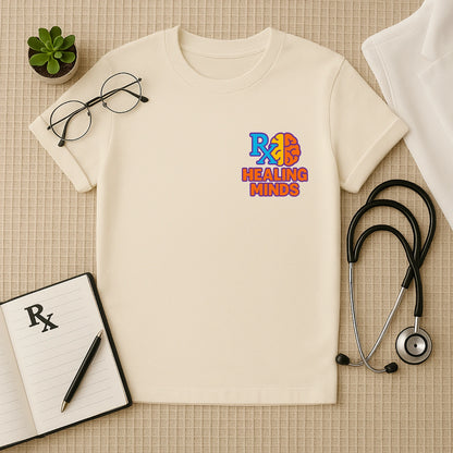 Rx Healing Minds – Mental Health Awareness Doctor T-shirt