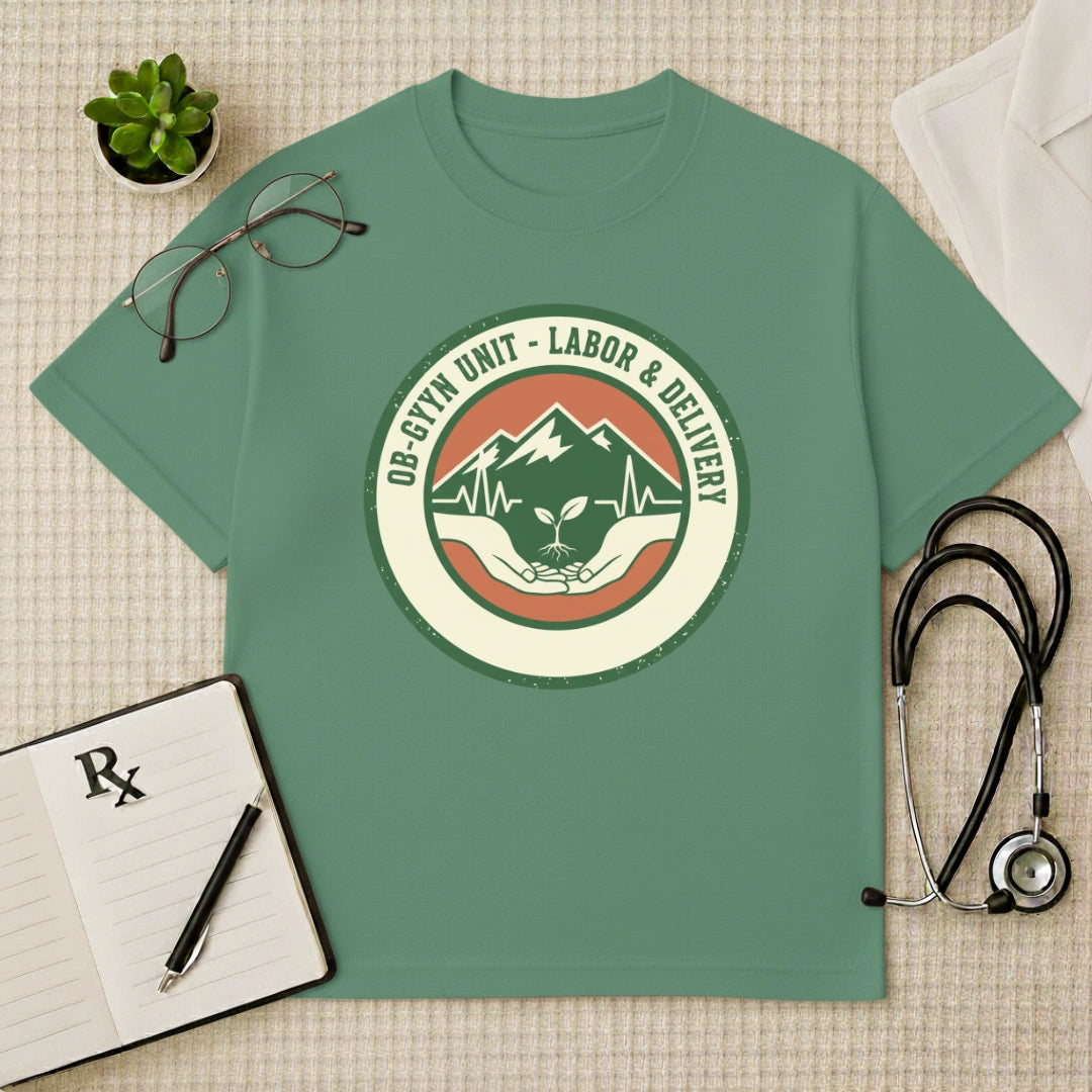OB-GYN Labor & Delivery Unit Oversized T-Shirt