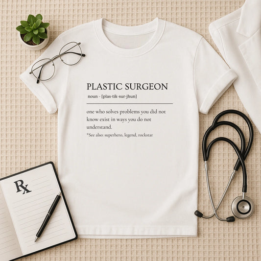 Plastic Surgeon Definition Hero T-Shirt