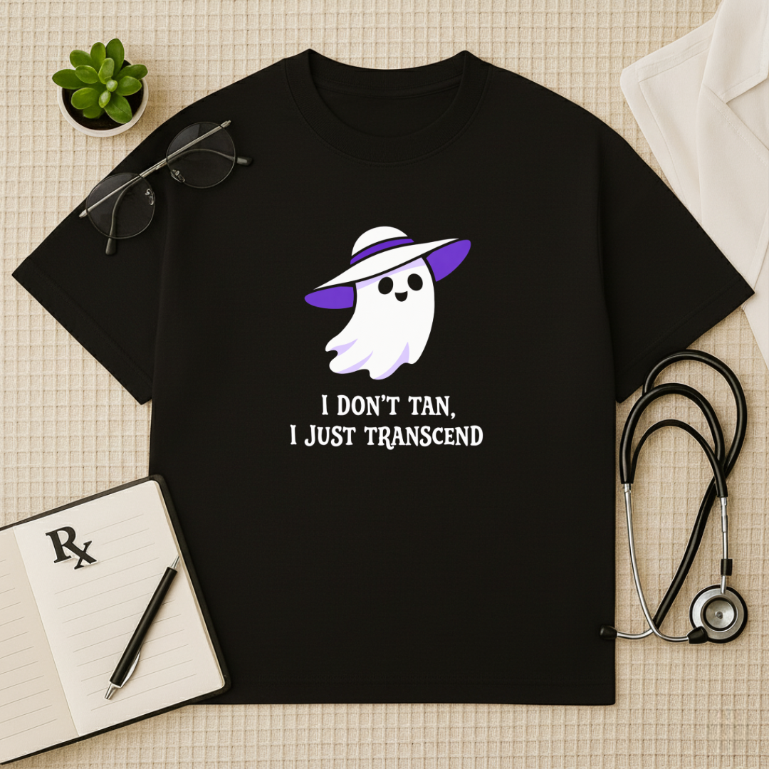 Transcend The Tan Funny Dermatologist Oversized T-Shirt