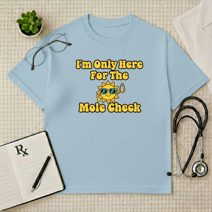 Mole Check Oversized Fun Graphic T-Shirt