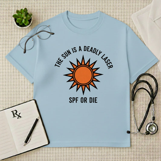 Sun Deadly Laser Oversized T-Shirt