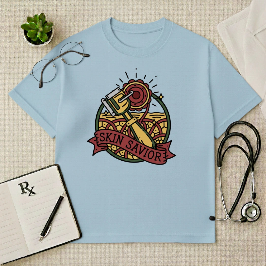 Skin Savior Tattoo Art Oversized T-Shirt