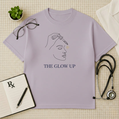 The Glow Up Serum Art Oversized T-Shirt