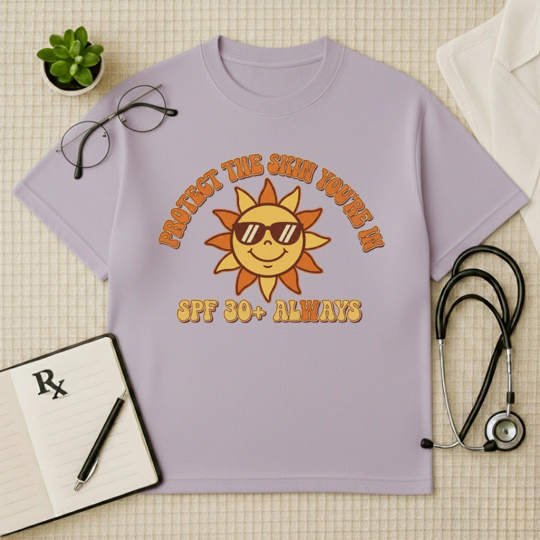Retro Sun Protect Oversized T-Shirt