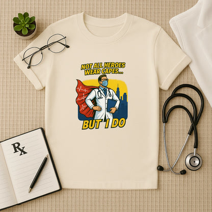 Not All Heroes Wear Capes – Doctor T-shirt