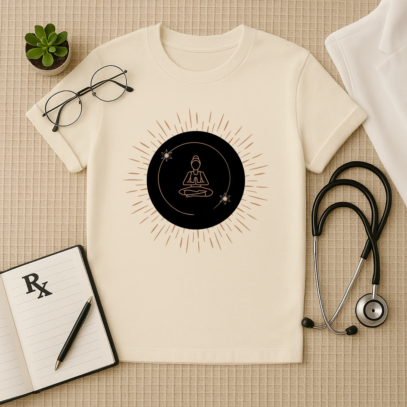 Centered Meditation Aura T-Shirt