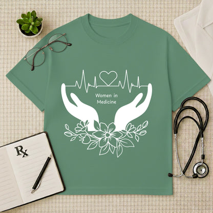 Women in Medicine Doctor Graphic Oversized T-Shirt