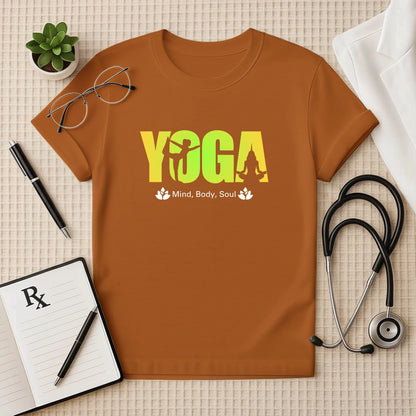 The "YOGA Mind, Body, Soul" T-Shirt