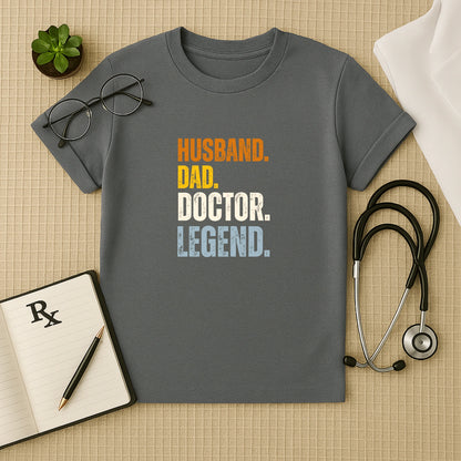 Husband Dad Doctor Legend – Men’s Doctor T-shirt