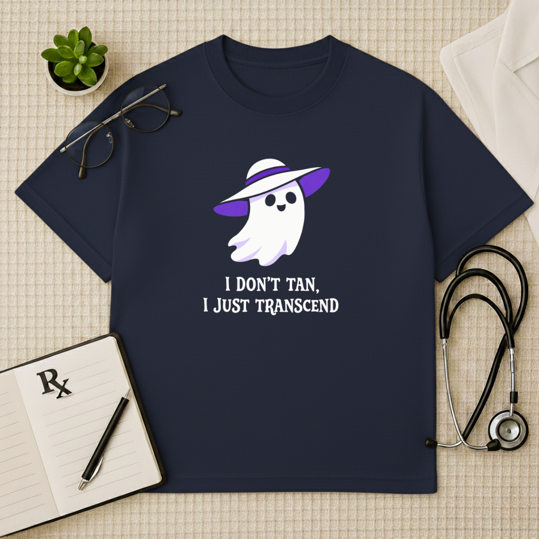 Transcend The Tan Funny Dermatologist Oversized T-Shirt